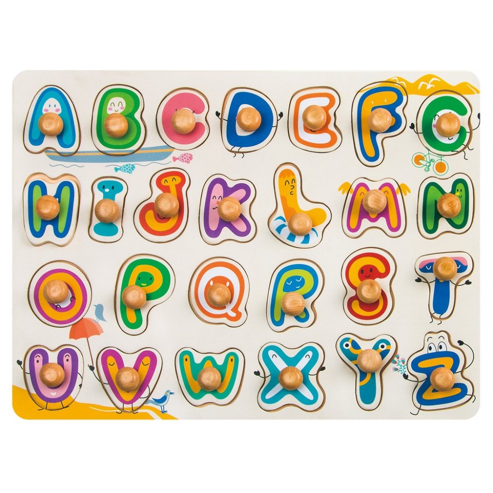 peg puzzle - english 26-letter game